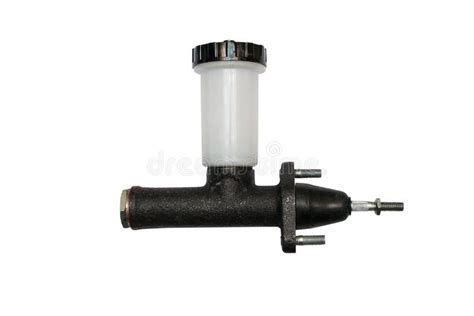 New Clutch Master Cylinder Assembly With Truck Tank On Isolated White