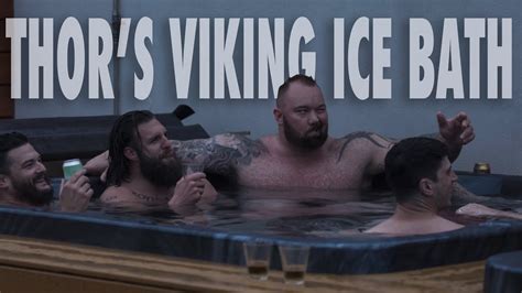 Thors Viking Ice Bath Cant Stop Shivering Youtube