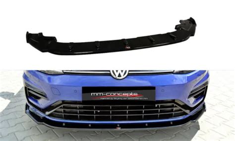 CUP SPOILERLIPPE VW Golf 7 R Facelift Ab Bj 17 Front Diffusor Schwert