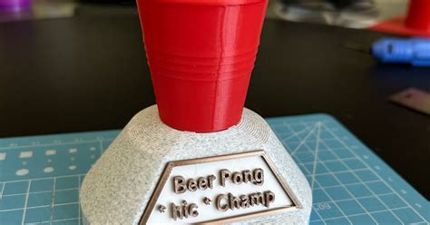 Beer Pong Trophy By Schaffer La Download Free Stl Model