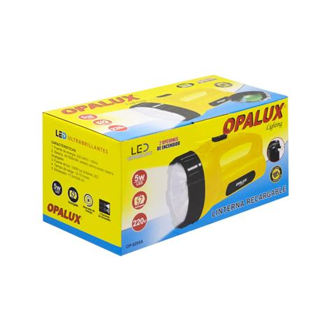 Linterna Port Til Recargable Led W Op A Opalux Mihaba