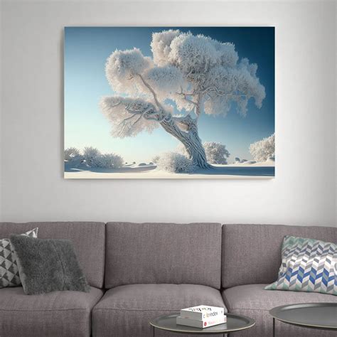 Tableau Arbre De Vie Blanc Comme Des Tableaux