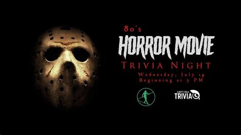 80s Horror Movie Themed Trivia at Hi-Wire Brewing, Hi-Wire Brewing ...