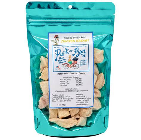 Freeze Dried Raw Chicken Breast Treats | Punk-n-Pye's Best Friends ...