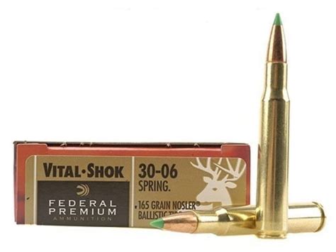 Federal Premium Nosler Ballistic Tip Hunting 30 06 Sprg 165GR 20 Stück