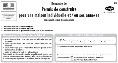 Les formulaires à utiliser pour un permis de construire Votre Permis