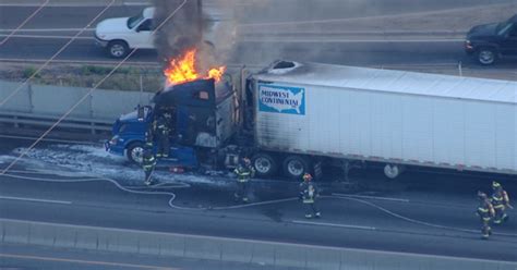 All Lanes Of Wb I 70 Back Open After Semi Fire