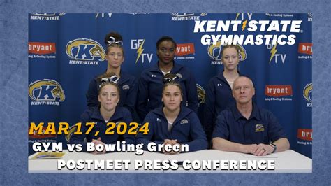 Kent State Gymnastics Vs Bowling Green Postgame Press