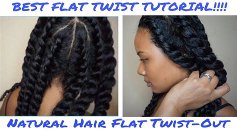 How To Flat Twist Natural Hair L Beginner Friendly Easy To Follow Flat