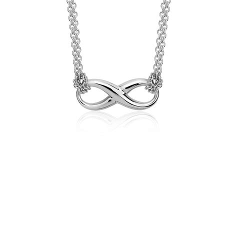 Infinity Necklace In Sterling Silver Blue Nile