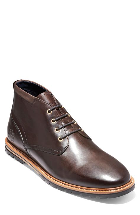 Lyst Cole Haan Raymond Grand Chukka Boots In Brown For Men