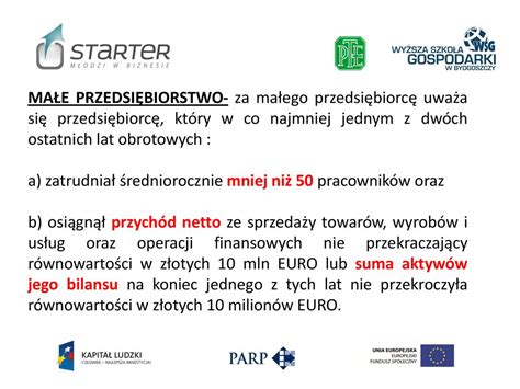 Zakładanie i prowadzenie działalności gospodarczej w krajach EU ppt