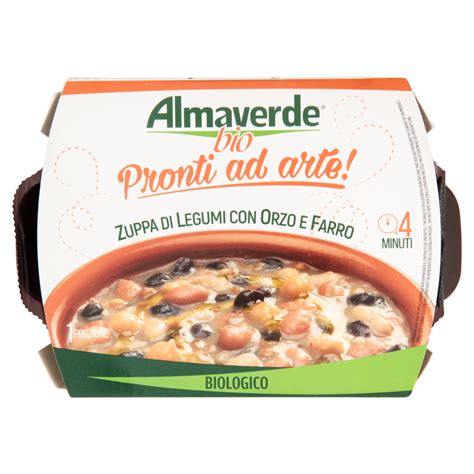 Almaverde Bio Pronti Ad Arte Zuppa Di Legumi Con Orzo E Farro G