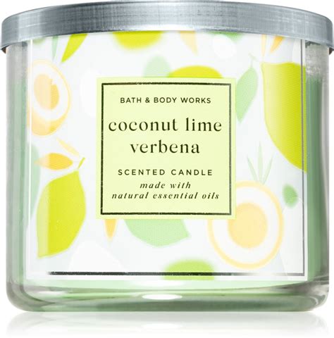 Bath And Body Works Coconut Lime Verbena Scented Candle Notino Ie