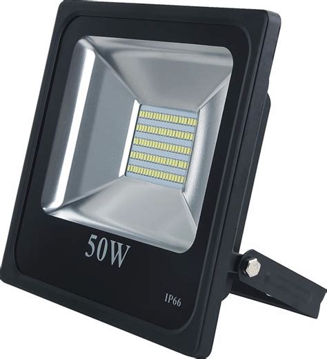 Refletor Holofote Led Smd 50w Bivolt A Prova Dágua 50 Watts R 59 90