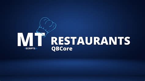 Qbcore Paid Mt Restaurants Full Configurable Restaurants Script