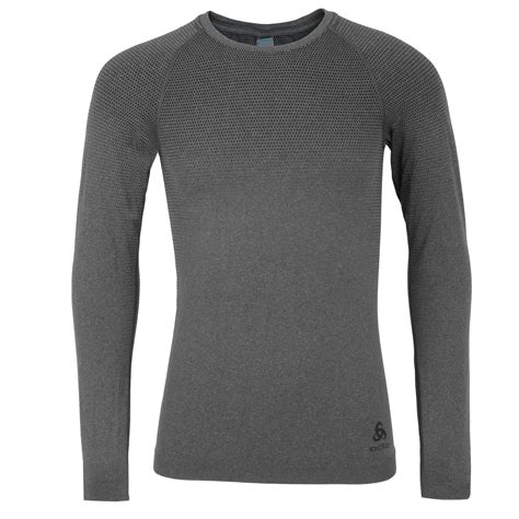 Odlo Maglia Intima Maniche Lunghe Uomo Performance Light Grey Melange