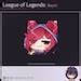 Animated Cute Xayah Smug Smirk Emote League Of Legends Twitch Discord