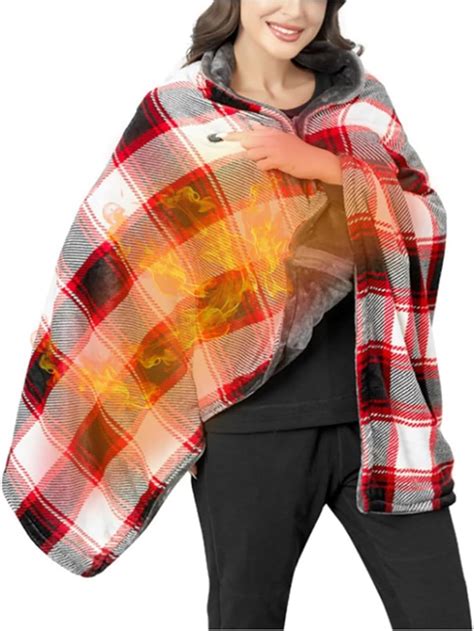 Amazon USB Heated Shawl Portable Heated Shawl Blanket Battery