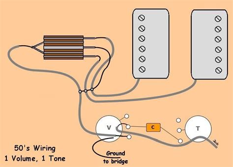 1 Volume 1 Tone 3 Way Switch Diagram