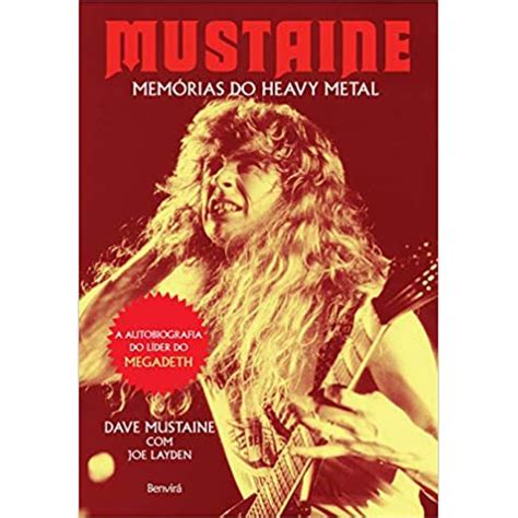 Livro Mustaine Mem Rias Do Heavy Metal Shopee Brasil