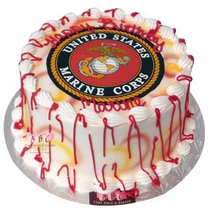 Marine Corps Birthday Cake Decoration | Shelly Lighting