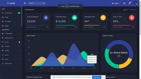 Asp Net Core 5 Responsive Admin Dashboard Template Free YouTube