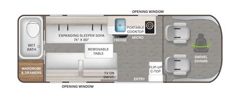 Winnebago Class B Rv Floor Plans Floor Roma