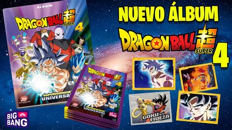 Álbum Dragon Ball Super 4 Supervivencia Universal Big Bang Todo