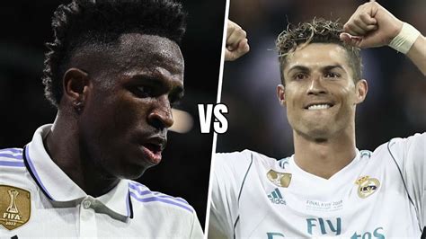 VINÍCIUS JR VS CRISTIANO RONALDO NO REAL MADRID As primeiras 5