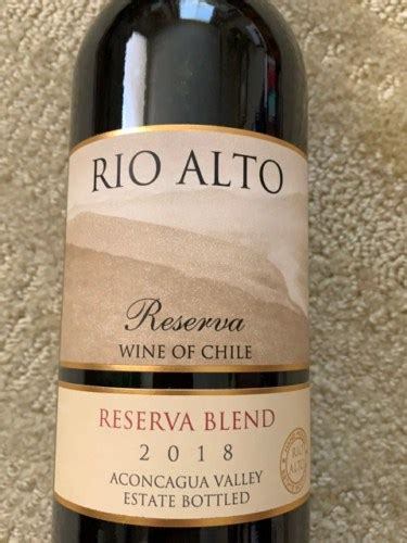 Rio Alto Reserva Red Blend Vivino Us