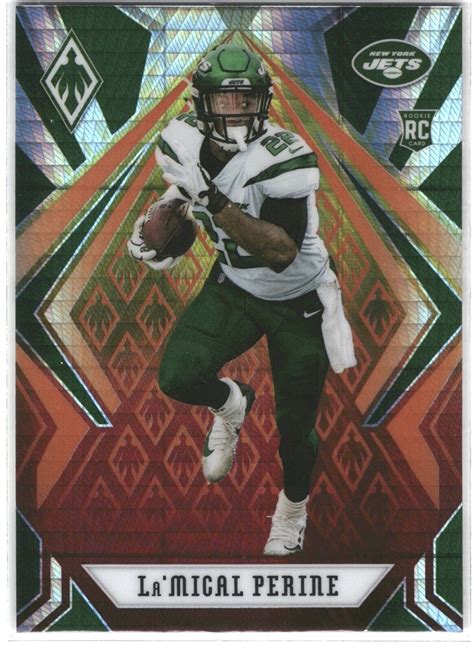 2020 LaMical Perine Panini Phoenix Fire Burst Rookie Card New York