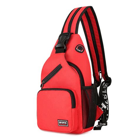 Women Men Small Sling Backpack Waterproof Crossbody Shoulder Chest Bag