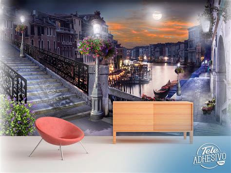 Poster Xxl Venise De Nuit Webstickersmuraux