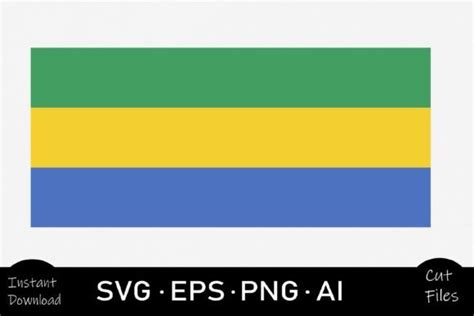 Gabon Country Flag Svg Sublimation Graphic By Rizwana Khan Creative