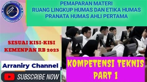 Terbaru Materi Pranata Humas Tema Ruang Lingkup Humas Dan Etika