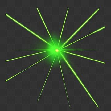 Laser Beam Vector Hd Images Abstract Green Laser Beam Science Effect