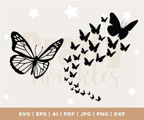 Butterfly Svg Flying Butterflies Svg Butterfly Silhouette Butterfly
