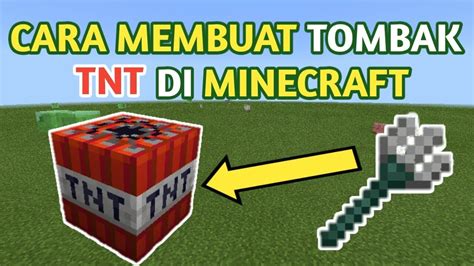 Minecraft Tutorial Cara Membuat Tombak Tnt Di Minecraft Youtube