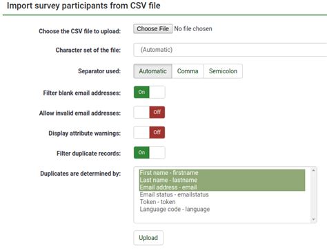 Survey Participants LimeSurvey Manual