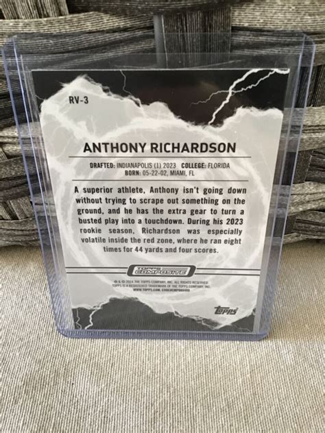 2024 Topps Composite Resurgence Voltaic Pink Refractor RV 3 Anthony