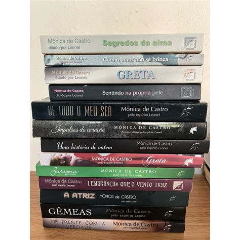 Livro Espirita De Romance - Livros Romance Espírita Autora Mônica de Castro | Shopee Brasil