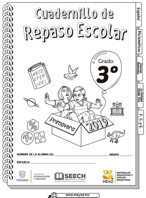 Cuadernillo De Repaso Escolar Del Tercer Grado De Primaria Ciclo Hot Sexiz Pix