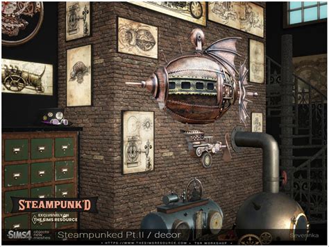 The Sims Resource Steampunked Pt Ii Decor