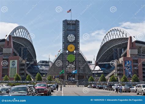 Qwest Field Football Stadium Seattle Editorial Image Image Of Stadium