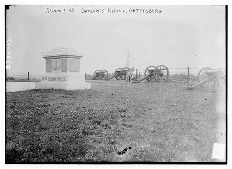 Summit Of Barlows Knoll Gettysburg Civil War Monuments Gettysburg