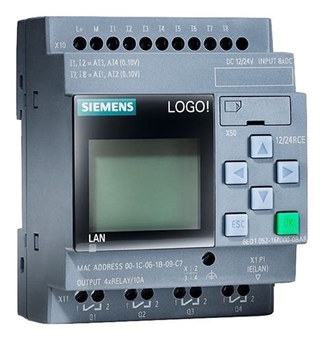 Plc Siemens Logo V8 6ed1052 12 24v Ethernet Meses Sin Intereses