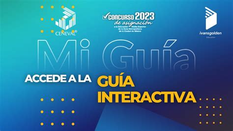 ¿cÓmo Acceder A Mi GuÍa Interactiva Comipems 2023 Youtube