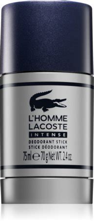 Lacoste L Homme Lacoste Intense Deodorant Stick For Men Notino Co Uk