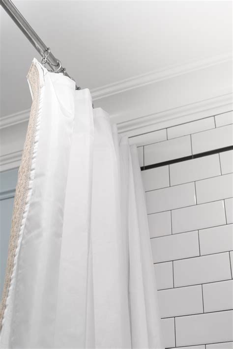 Extra Long Shower Curtain DIY - Room for Tuesday Blog